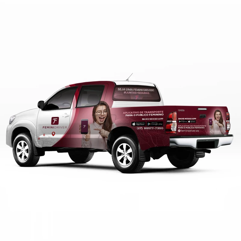 Arte para Hilux , carro Picape (Pick up)