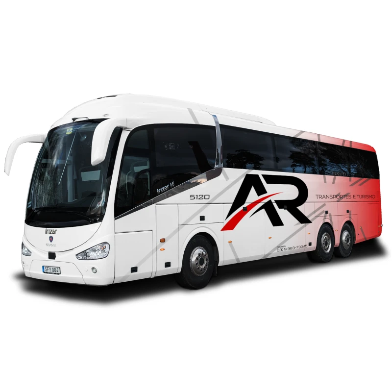 Arte para ônibus Irizar , carro Ônibus