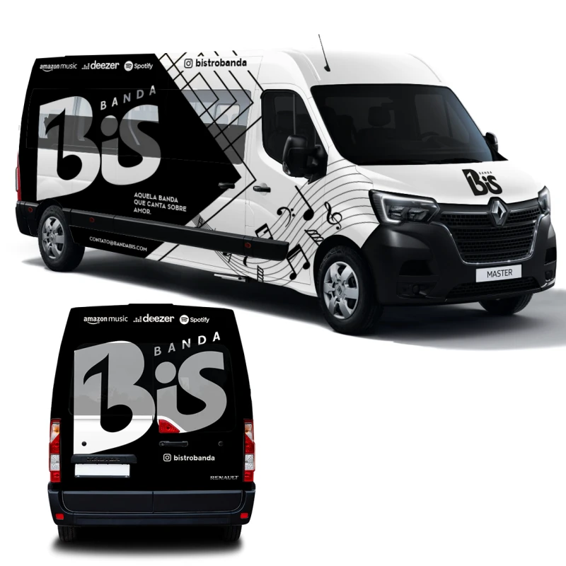 Arte para Renault Master, carro Vans