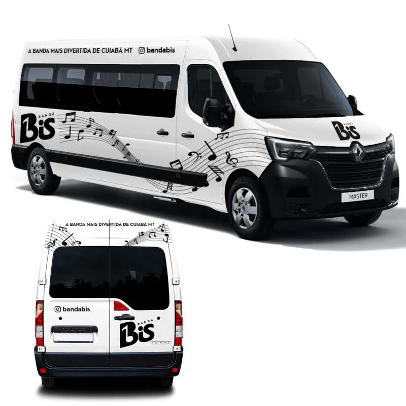 Arte para Renault Master, carro Vans