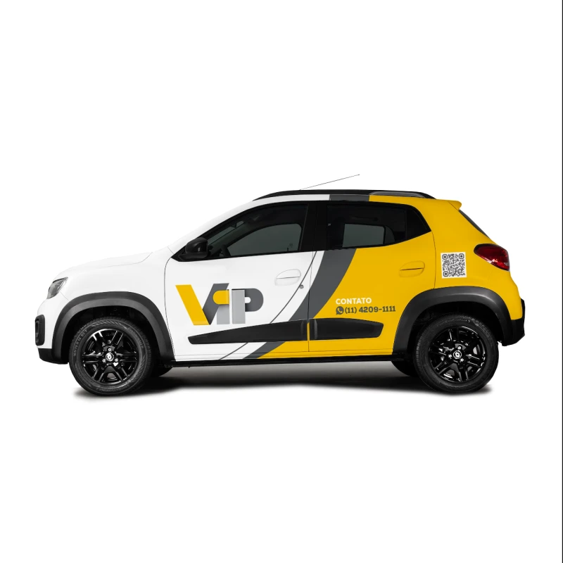 Arte para Renault Kwid, carro Hatch